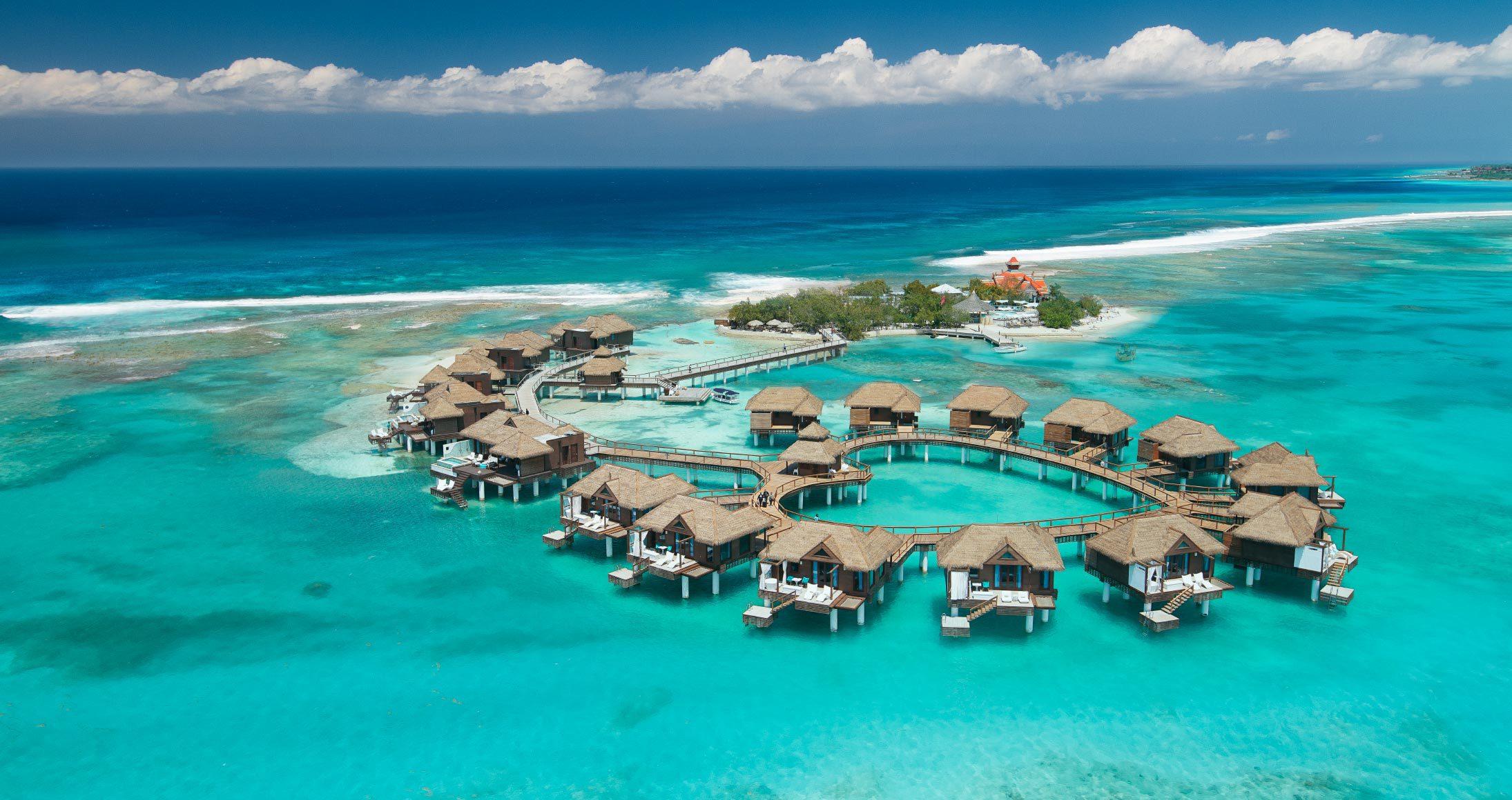 Sandals Resorts - Luxurious Overwater Bungalows - background banner